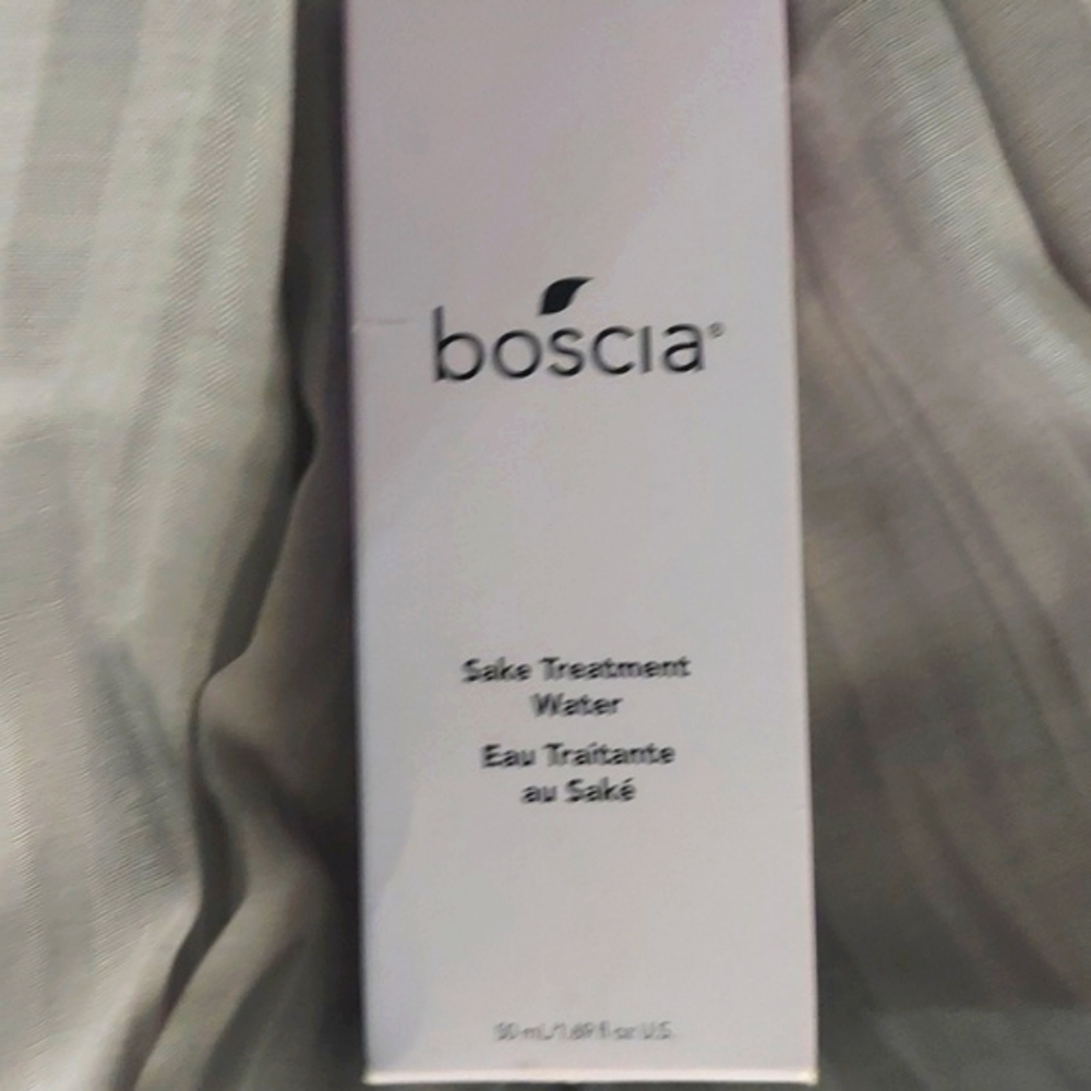 BOSCIA Sake Treatment Water To Hydrate, Brighten, and Refresh New 1.69 FL oz